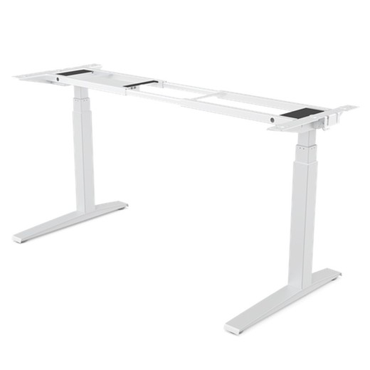 Estructura metálica para mesa regulable en altura Levado™ Blanco (no incluye tablero, transporte ni instalación)