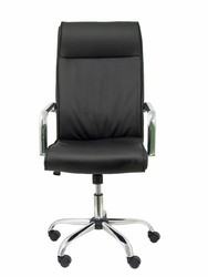 FORÖL Modelo Carcelén - Sillón de dirección ergonómico y basculante - Asiento y respaldo tapizados en similpiel color negro