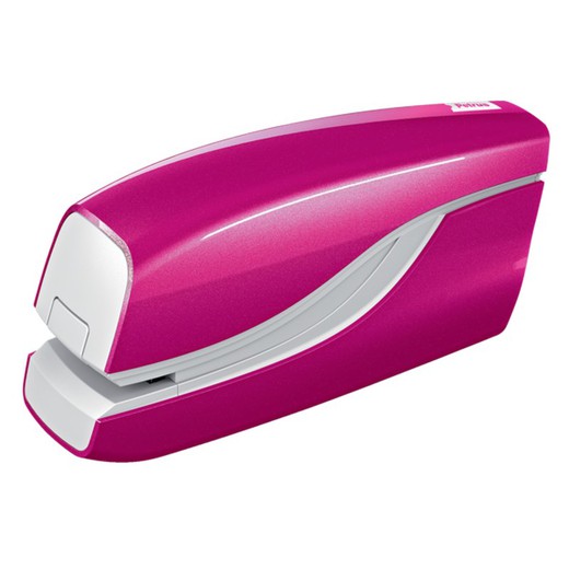 Petrus contactless stapler mod. E-310 (Power supply 4 1.5V batteries not included), metallic fuchsia