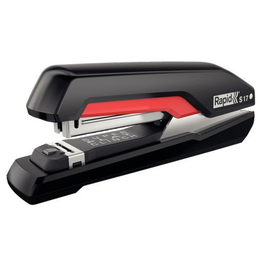 Agrafeuse rapide mod. S17 fullstrip, noir/rouge