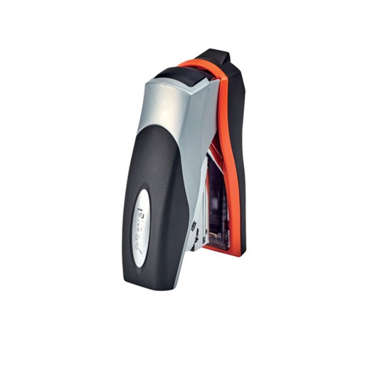 Rexel OPTIMA 40 compact stapler, grey/orange