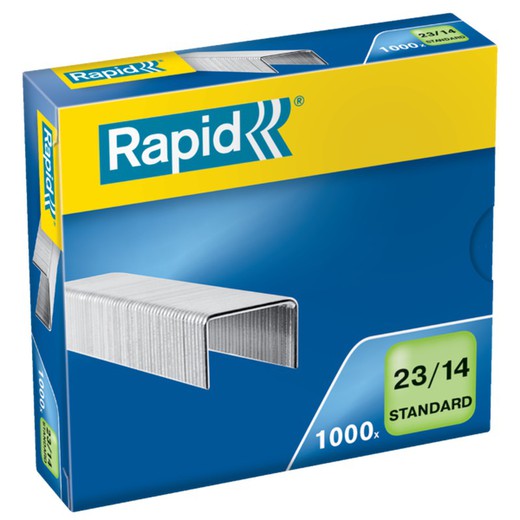 Grapas Rapid 23/14 mm. Caja 1000 Standard galvanizada