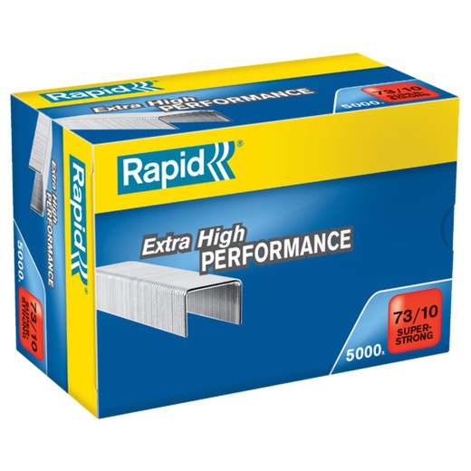 Rapid staples 73/10 mm. Box 5000 Super Strong galvanized