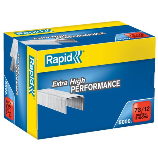 Grampos rápidos 73/12 mm. Box 5000 Super Strong galvanizado