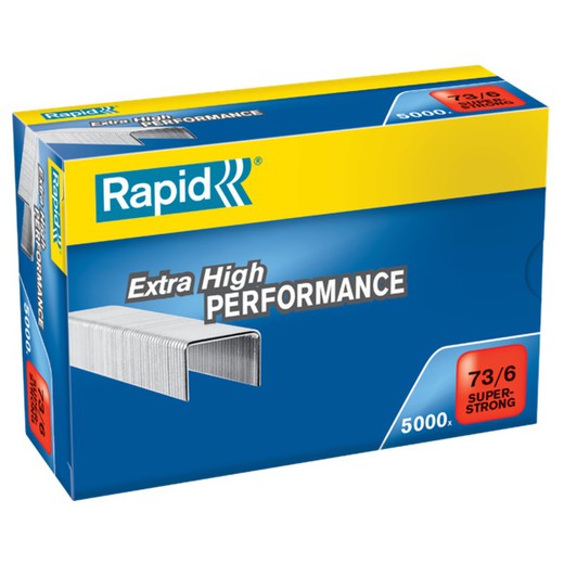 Grapas Rapid 73/6 mm. Caja 5000 Super Strong galvanizada