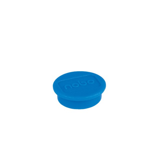 NOBO whiteboardmagneten, 24mm, 10 stuks, blauw