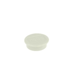 Imanes NOBO para pizarra, 24mm, 10 unidades, blanco