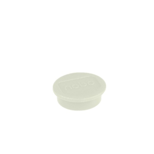 Imanes NOBO para pizarra, 24mm, 10 unidades, blanco