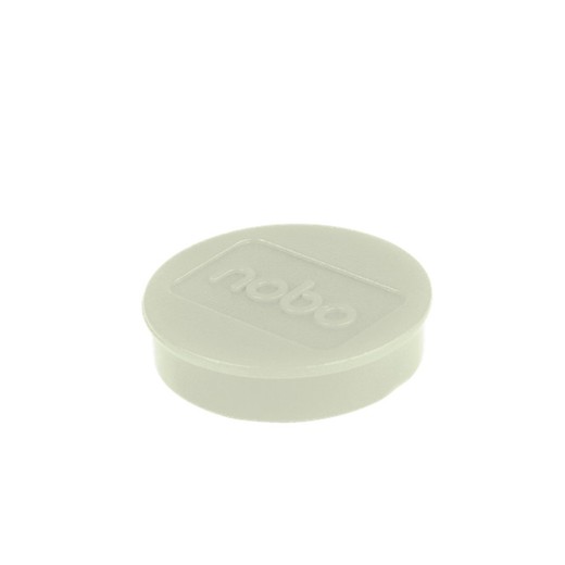 Imanes NOBO para pizarra, 32mm, 10 unidades, blanco