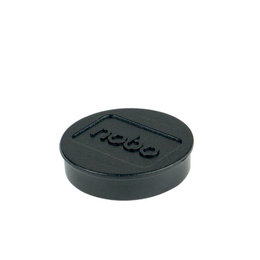 Imanes NOBO para pizarra, 32mm, 10 unidades, negro