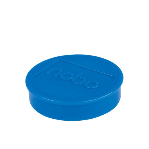 NOBO whiteboard magnets, 38mm, 2.5kg resistance, 10 pieces, blue