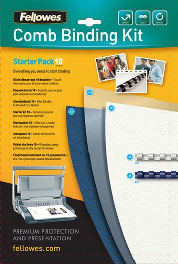 Kit de encuadernación estándar canutillo
