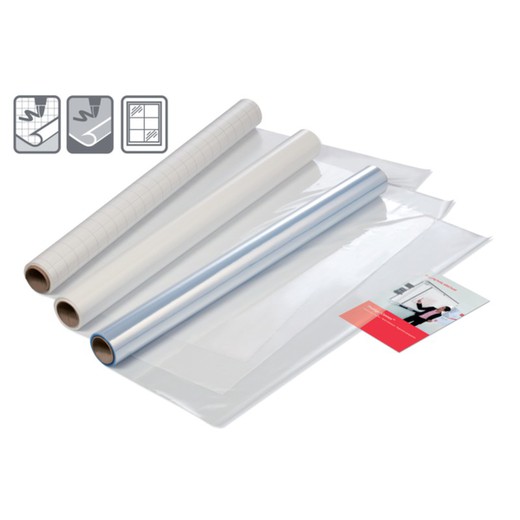 Folhas de ardósia NOBO INSTANT 600x800 mm (rolo 25 unidades), branco liso