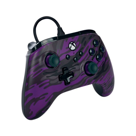 Controller cablato PowerA Advantage per Xbox Series X|S - Viola mimetico