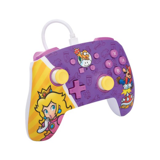 PowerA Enhanced Wired Controller για Nintendo Switch - Princess Peach Battle