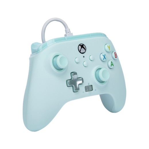 Controller cablato avanzato PowerA per Xbox Series X|S - Blu zucchero filato