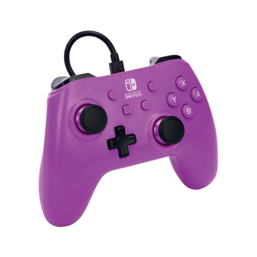 Przewodowy kontroler PowerA do Nintendo Switch – Grape Purple