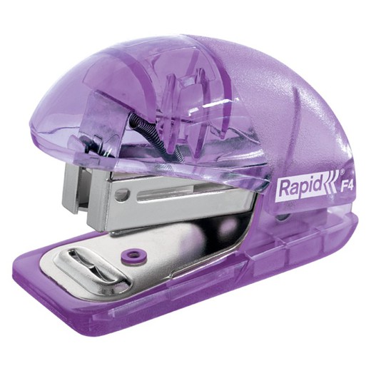 Mini grampeador rápido mod. F4 Colour'Breeze (blister), lavanda