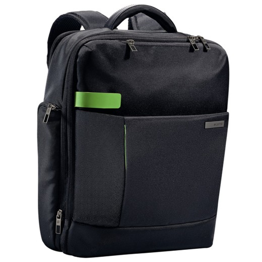 Mochila completa para laptop Leitz 15,6" Smart Traveler, preta