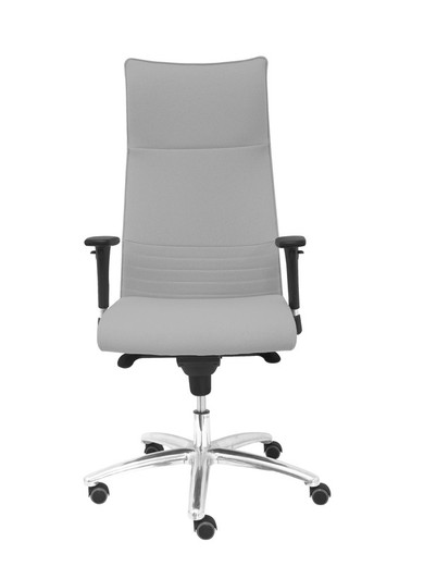 Modelo Albacete - Sillón de dirección ergonómico con mecanismo sincro y regulable en altura - Asiento y respaldo tapizados en tejido BALI color gris