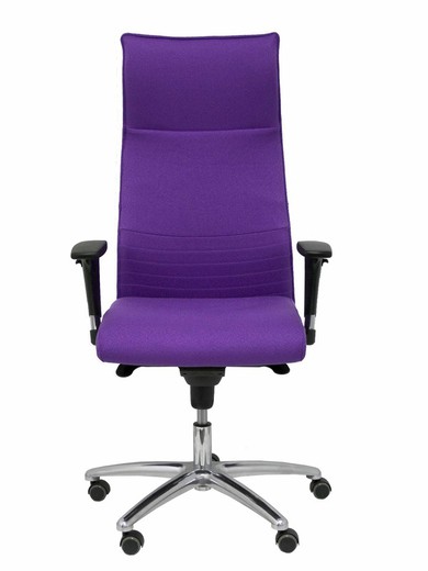 Modelo Albacete - Sillón de dirección ergonómico con mecanismo sincro y regulable en altura - Asiento y respaldo tapizados en tejido BALI color lila.