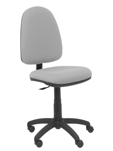 Modelo Ayna - Silla de oficina ergonómica con mecanismo de contacto lama y regulable en altura - Asiento y respaldo tapizados en tejido BALI color gris.