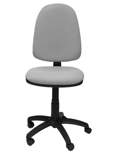 Modelo Ayna - Silla de oficina ergonómica con mecanismo de contacto permanente y regulable en altura - Asiento y respaldo tapizados en tejido BALI color gris