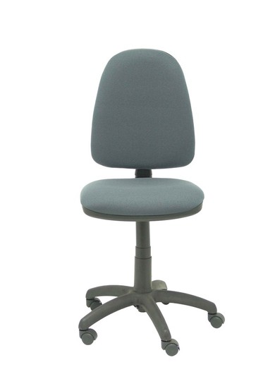 Modelo Ayna - Silla de oficina ergonómica con mecanismo de contacto permanente y regulable en altura - Asiento y respaldo tapizados en tejido BALI color gris oscuro