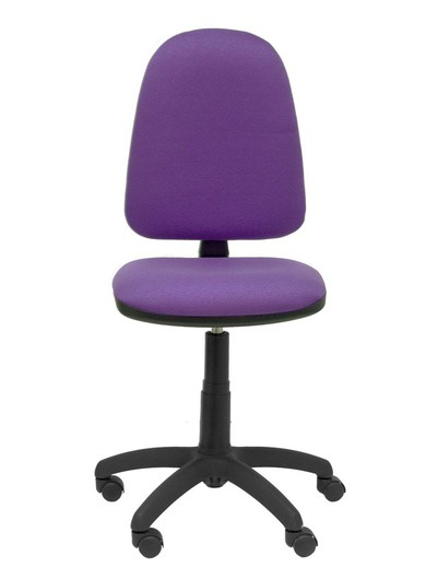 Modelo Ayna - Silla de oficina ergonómica con mecanismo de contacto permanente y regulable en altura - Asiento y respaldo tapizados en tejido BALI color lila