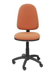 Modelo Ayna - Silla de oficina ergonómica con mecanismo de contacto permanente y regulable en altura - Asiento y respaldo tapizados en tejido BALI color marrón