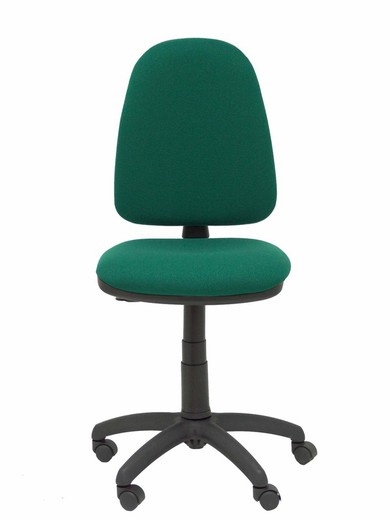 Modelo Ayna - Silla de oficina ergonómica con mecanismo de contacto permanente y regulable en altura - Asiento y respaldo tapizados en tejido BALI color verde botella