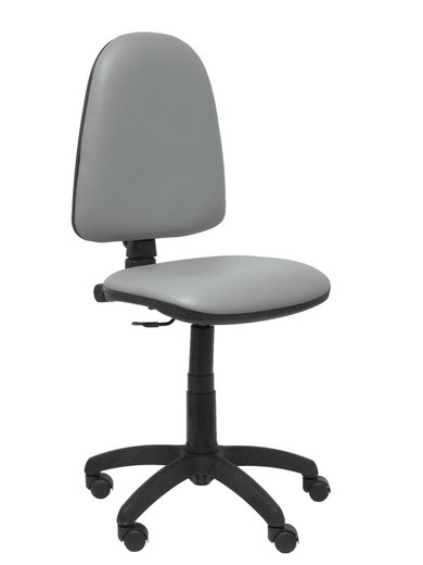 Modelo Ayna - Silla de oficina ergonómica con mecanismo de contacto permanente y regulable en altura - Asiento y respaldo tapizados en tejido similpiel color gris