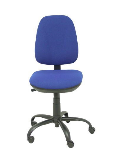 Modelo Castillo - Silla de oficina ergonómica con mecanismo sincro, regulable en altura y respaldo con forma anatómica - Asiento y respaldo tapizados en tejido ARAN color azul.