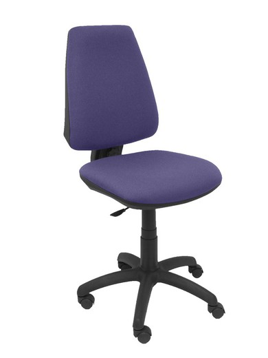 Modelo Elche CP - Silla de oficina ergonómica con mecanismo permanente y regulable en altura - Asiento y respaldo tapizados en tejido BALI color azul claro