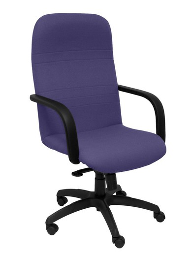 Modelo Letur - Sillón de dirección ergonómico con mecanismo basculante y regulable en altura - Asiento y respaldo tapizados en tejido BALI color azul claro