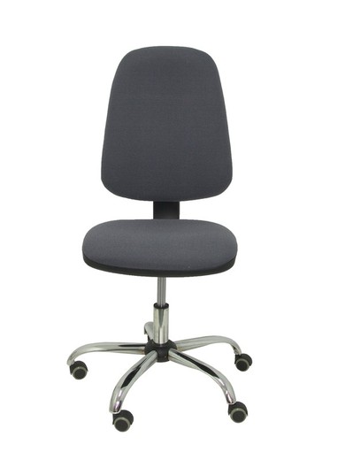 Modelo Sierra CP - Silla de oficina ergonómica con mecanismo de contacto permanente y regulable en altura - Asiento y tejido tapizado en tejido BALI color gris oscuro