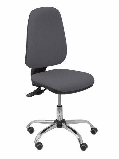 Modelo Sierra S - Silla de oficina ergonómica con mecanismo asincro y regulable en altura  Asiento y tejido tapizado en tejido BALI color gris oscuro