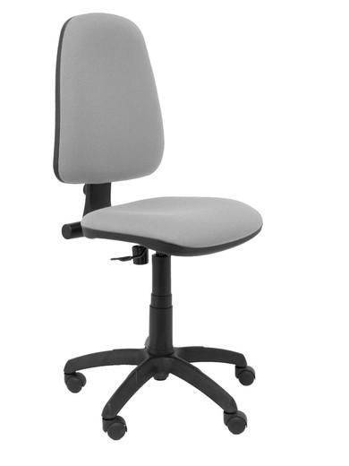 Modelo Sierra - Silla de oficina con mecanismo de contacto permanente y regulable en altura - Asiento y respaldo tapizados en tejido BALI color gris claro