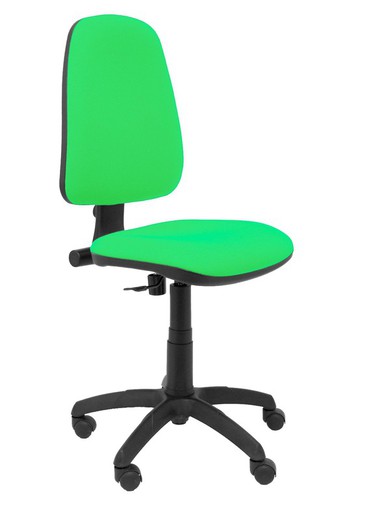 Modelo Sierra - Silla de oficina con mecanismo de contacto permanente y regulable en altura - Asiento y respaldo tapizados en tejido BALI color pistacho