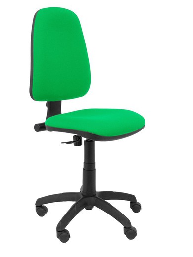 Modelo Sierra - Silla de oficina con mecanismo de contacto permanente y regulable en altura - Asiento y respaldo tapizados en tejido BALI color verde