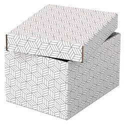 Pack 3 cajas de almacenaje y regalo pequeñas (255x200x150mm), blanca —  KounterPRO