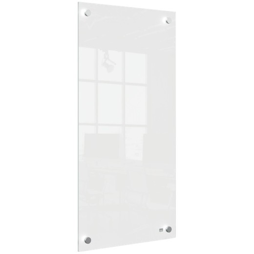 Panel pizarra de cristal pequeña NOBO  300 x 600 mm, blanco