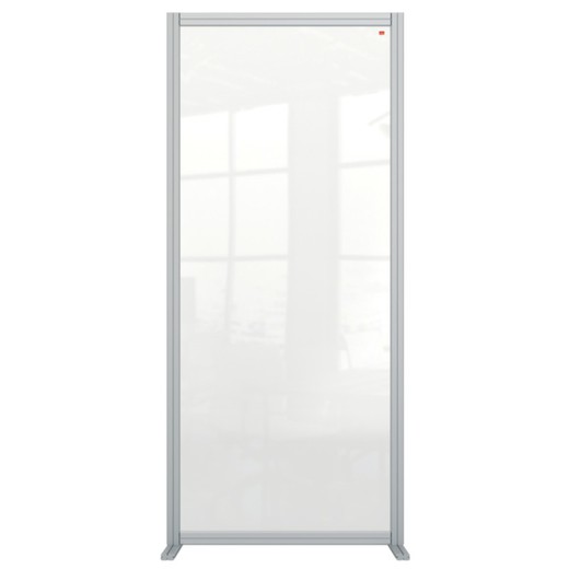 Pantalla separadora de acrílico transparente modular para sala Premium Plus 800x1800mm