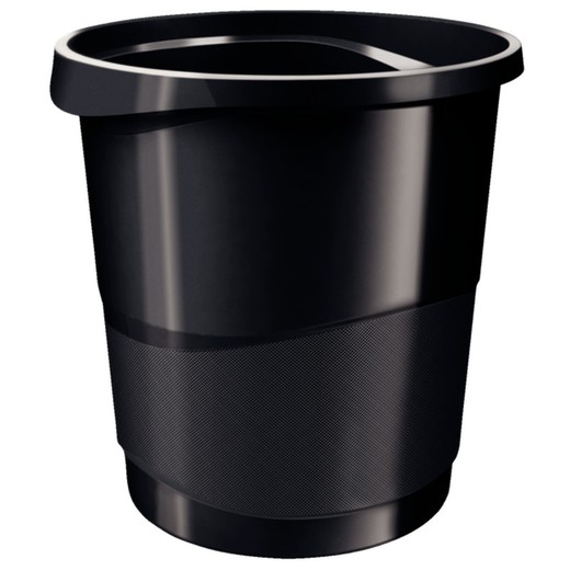 Europost waste bin, vivid black