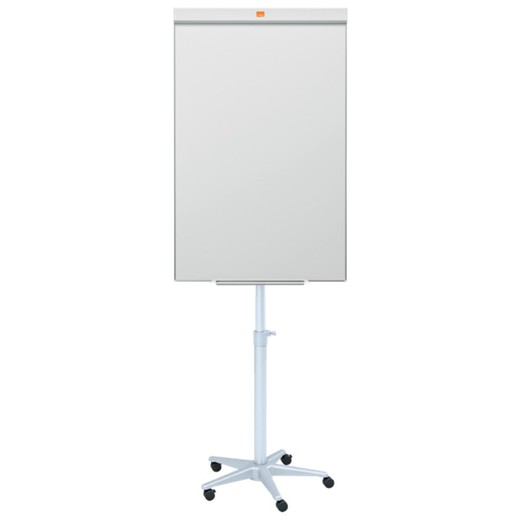 NOBO Classic Nano Clean™ Mobile Easel Board, White