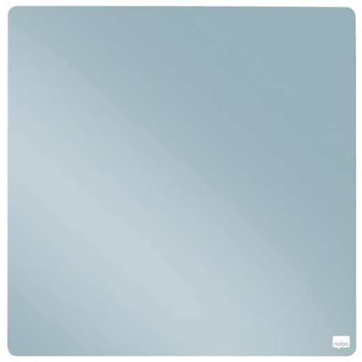 Quadro branco doméstico magnético NOBO 360x360 mm, cinza