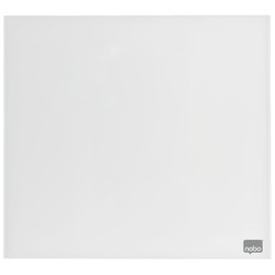 Pizarra magnética de cristal NOBO 450x450 mm, blanco