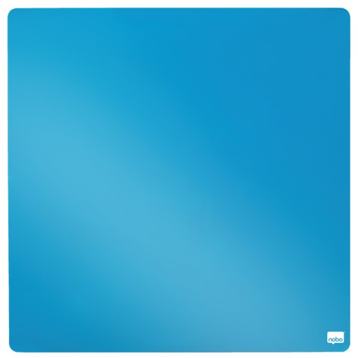 Pizarra magnética NOBO 360x360 mm, azul