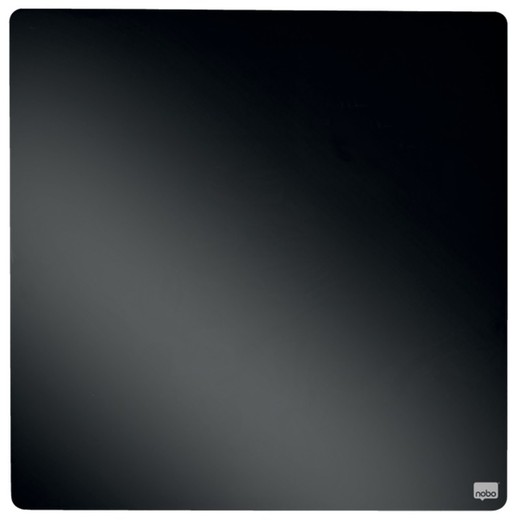 NOBO Magnettafel 360x360 mm, schwarz