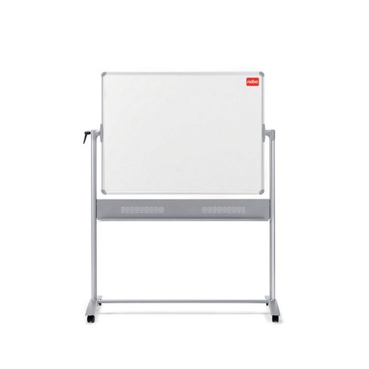 Quadro branco móvel em melamina NOBO BASIC 1200x900 mm, branco